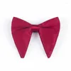 Bow Ties Wedding Justerbar herr Bowtie Party Blue Neckwear Vuxen Krawatte Accessories Neck Tie Burgogne MN81