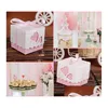 Favor Holders 5Cmx5Cmx5Cm Square Wedding Favors Boxes Candy Box Silk Ribbon And Gifts Event Party Supplies Wedding , Party Events Wedd Dh7Zh