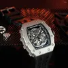 Montres-bracelets TSAR BOMBA Marque Titanium Alliage Mode Tendance Montre Pour Hommes Saphir Cristal Miroir Lumineux 50M Étanche