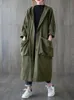 Damen Wollmischungen Damen Trenchcoat Frühling Herbst Oberbekleidung Kapuzentaschen Lose lässige Damenbekleidung Vintage Windjacken Jacken 231007