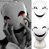 Parti Maskeleri Anime Full Yüz Maskesi Siyah Bullet Cosplay Anime Yüzey Headgear Cadılar Bayramı Hediyeleri Carnaval Maske Props Kask Aksesuarları Q231009