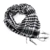 Шарфы унисекс, легкий клетчатый шарф с бахромой в арабском стиле пустыни, мягкий тактический мужской и женский военный тюрбан, шаль для страйкбола Pain 231007
