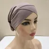 Vêtements ethniques Stretchy Jersey Modal Jersey Intérieur Hijab Chapeaux Musulman Underscarf Turban Bonnet Écharpe Islamique Tube Bandeau Casquettes