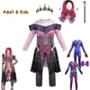 Descendants 3 Audrey Costume fille Fantasia Halloween Costume pour enfants fantaisie fête femmes combinaison Evie Mal Cosplay Costumecosplay