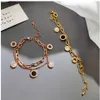 Роскошные ювелирные изделия известного бренда из розового золота из нержавеющей стали с римскими цифрами, браслеты, женский браслет, популярный браслет для женщин G297O