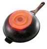 Pans Non-stick Wok Stone Electromagnetic Furnace Special Cooker Gas Stove Less Oil Fume Iron Pan.