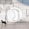 Hundehalsbänder Tragbare Leine Anti-Rutsch-Griff 3 Meter langlebig mit Müllbeutelbox Haustierleine Reflektierender Streifen für Katze