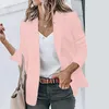 Women's Suits Women Blazers Suit Open Front Cardigan Slim Chic Formal Outfit Office Ladies Jacket Daily Work Coat Outerwear Veste Femme