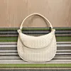 Sac d'épaule sous les bras Femme Gemelli Twin Handbags Purse Genuine cuir Crescent Pouche fermeture à glissière à l'intérieur des lettres de mode Portefeuilles plusieurs couleurs