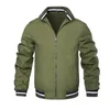 Herrjackor Autumn 2023 Stand-up Collar Casual Jacket Fashion Matching