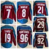 Hockey da uomo 92 Maglie Gabriel Landeskog Reverse 8 Cale Makar 96 Mikko Rantanen 19 Joe Sakic 21 Peter Forsberg 29 Nathan MacKinnon Stadium Series Winter Classic