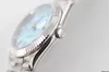 Swiss Diamond Relógios Rolaxs Relógio de pulso com caixa original Luxo Mens Watch 41mm Presidente Datejust prata Diamond Dail Sapphire Glass Asia 2813 Movimento Mech HBCH