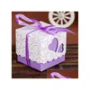 Favor Holders Love Present Box Diy Favor Holders Creative Style Polygon Wedding Favors Boxes Candies and Sweets with Ribbon 6 Colors Choo Dhdao