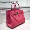 Ostrich Handbags Designers Designer Leather Bag Women 2024 New Style 30 IncHandbag Large Capacity Classical Larger