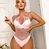 Ensemble sexy Lingerie sexy chaude femmes sous-vêtements en maille ensemble résille Pornstar tenues érotiques vêtements porno exotiques sexe Cosplay Costume 230808