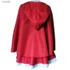 Theme Costume S-6XL Halloween Comes for Women's Cosplay Little Red Riding Hooded Dress Woman Come Adult Fe ComesL231007