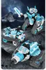 Wholesale desk robot Toy Custom Transformer Robot Space War Build Block RC Car toy 3IN1 Shape Tile Transformer Robot model Programming Boy ForToy Christmas Gift