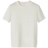 T-shirts pour hommes à manches courtes hommes 2023 T-shirt couleur unie col rond tricots marque de mode d'été décontracté demi-tendance