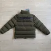 Trapstar puffer jaqueta verde oliva série jaqueta masculina e feminina a mesma nova tendência jaqueta moda lazer marca designer jaqueta masculina