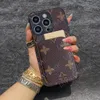 Diseñador iPhone Funda para teléfono 15 14 Pro Max Luxury LU Cartera de cuero Monedero de alta calidad 18 17 16 15pro 14pro 13pro 12pro 13 12 11 X Xs 7 8 Plus Estuche con logotipo Caja Hombre Mujer 107