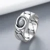 Nuovi anelli d'amore gioielli firmati moda lettera a strisce universale argento 925 placcato retro anello in acciaio inossidabile festa di fidanzamento Val2310