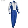 Autres vêtements F1 Veste Karting Costume Voiture Moto Racing Club Exercice Vêtements Salopette Costume Deux Couches Étanche Auto Karting Costume Unisexe L231007