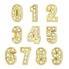 Neue 8 mm goldene Slide-Zahlen 0–9, 20 Stück, Menge, jede Zahl kann ausgewählt werden, passend für DIY-Armband, Gürtel, Armband LSSL033-0-9253V