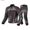 Autres vêtements HEROBIKER Veste de moto imperméable Hommes Veste de moto portable Moto Biker Riding Racing Suit Body Armor ProtectionL231008