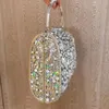 Abendtaschen XIYUAN Luxus Hochzeit Party Clutch Bag Braut Kristall Silber Lila Diamant Handtasche Frauen Handtaschen Geldbörse 231006