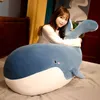 Schattige walvis knuffel kussen slaapbed pop stoffen pop grote superzachte pop kindermeisje verjaardagscadeau