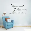 Muurstickers Live Laugh Love Sticker Quote Decal Home Decor voor woonkamer slaapkamer Herroepbare kunstmuurschildering DW7227