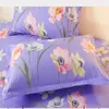 Bed Skirt Lace Bed Sheet Skirt Floral Printed Bed Cover Single/Queen/King Size Bedspread on the Bedpillowcase need order 231007