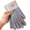 Warm Winter Gloves Stretch High quality Cashmere Magic Gloves Women Touch Screen Knitted Woolen Knit Gloves Mitten