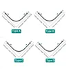 Shower Curtains 304 25MM Extendable Corner Shower Curtain Rod Pole Black L Shaped Stainless Steel Rail Rod Bar Bath Door Hardware 4 Size 231007