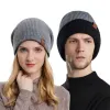 NL Designer mode letter mutsen heren- en damesmodellen motorkap wintermuts gebreide wollen muts plus fluwelen pet Skullies hoeden F71