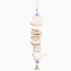 Other Bird Supplies Pet Large Parrot Chewing Toy Cotton Rope Bite Bridge Tearing Toys Cockatiels Training Hang Swings Birds Cage