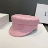Berets Designer Pink Sboy Hat Womens 3D Graphic Vision 231007