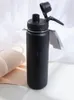 Ll vattenflaskvakuum yogafondflaskor enkla rena färgstrån rostfritt stål isolerade tumlar mugg koppar med lock termisk isolering presentkopp 710 ml