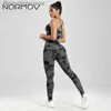 Активные комплекты NORMOV Tie Dyeing Gym Set Бесшовные женские спортивные комплекты Спортивный комплект для поднятия ягодиц Женский тренировочный комплект с высокой талией Спортивный костюм Женская майка TopL231007