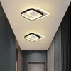 Ceiling Lights Modern Corridor Aisle LED Black White Lamps For Living Room Restaurant Lighting Lampara De Techo Hallway Gallery