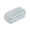 Portable Travel Hiking Soap Box Case Dish Container Savers Holder Dishes Organizer Waterproof Leakproof Shower Bathroom Outdoor Camping Gym Business Trip HW0100