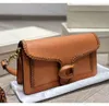 Nowe damskie tkanie COA CH Designer Torby Messenger Luksusowa torebka torebka prawdziwa skórzana torba na ramię lustro jakość kwadratowa moda moda moda hobo torba mody