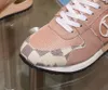 Luxur Designer Run Away Sneaker Circle Wedge Yttersole med smart ökande effekt Rinnande sko -stil