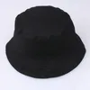 Berets Solid Color Panama Hat Trill Blood Style Drip Font Bucket Black Gun Shooter Printing Fishing Punk Caps YD064