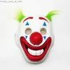 Masques de fête 2022 Joker Origin Film Clown Joker Masque Cosplay Joaquin Phoenix Arthur Fleck Halloween Masques Q231007