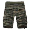 Men's Shorts Men 2022 Fashion Plaid Beach Mens Casual Camo Camouflage Short Pants Male Bermuda Cargo Overalls194v