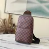 Tasarımcı Çanta Men Avenue Sling Bag Tasarımcı İnsan Omuz Çantası Deri Omuz Çantaları Erkek Göğüs Paket Bolsa De Hombro Çapraz Vücut Çanta Hobos Çanta Tote Kemer Çantası Bumbag