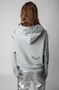 مصمم ZV Women Zadig Voltaire Hoodie Love Love Printing Sweater Inner Zadig Fleece Hoodie Sweater عالية الجودة بالجملة