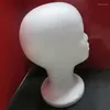 Hårklipp kvinnlig huvudmodell peruk hatt display styrofoam skum mannequin manikin