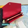 Luxurys Designer Mode Echtes Leder Klappbrieftasche Niedliche Geldbörse Damen Kreditkartenetui Geldbörse 4 Farben